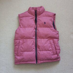 Women's Salmon Polo Vest Size S